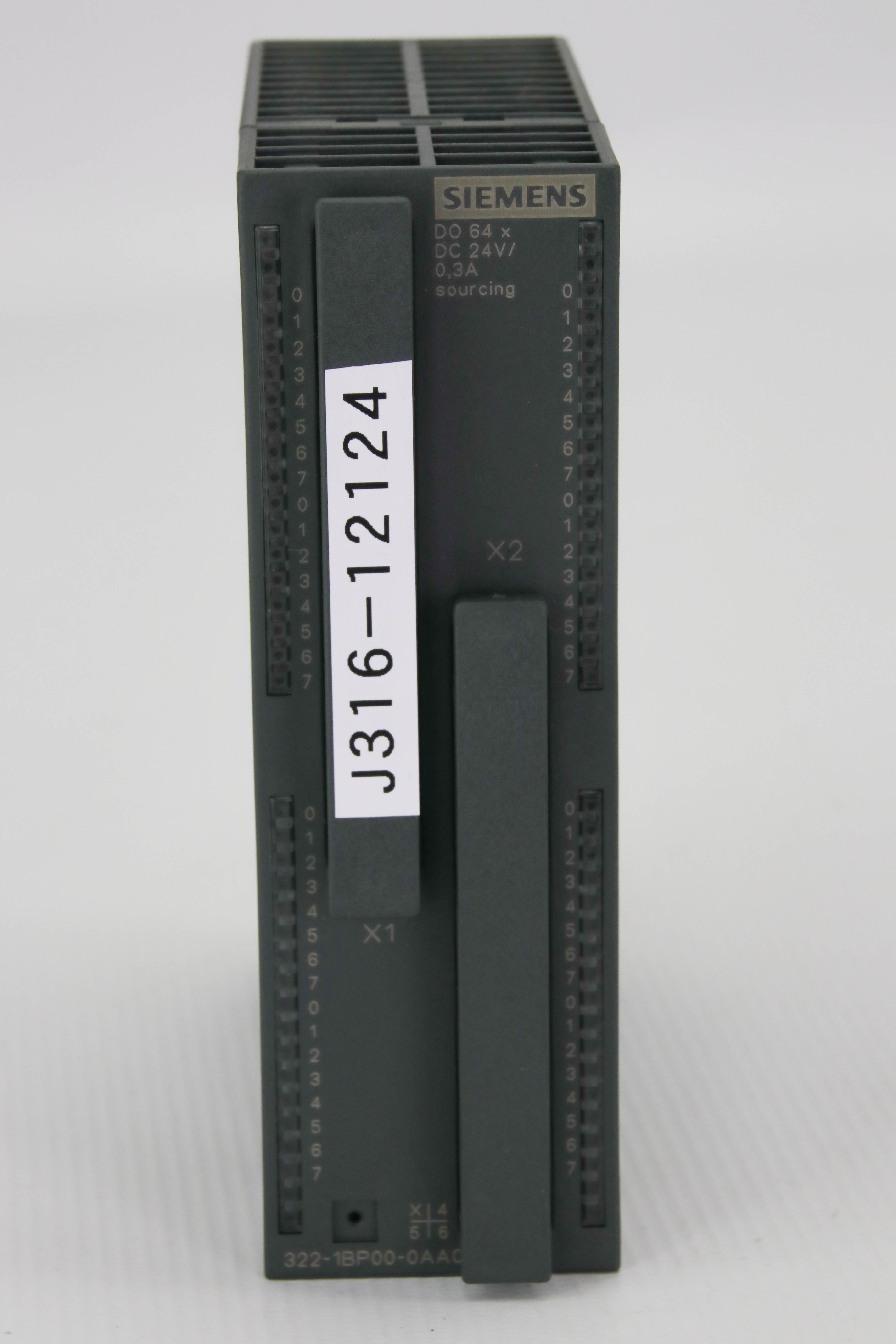 12124 SIEMENS SIMATIC S7-300 SM322 DIGITAL O/P MODULE 6ES7 322